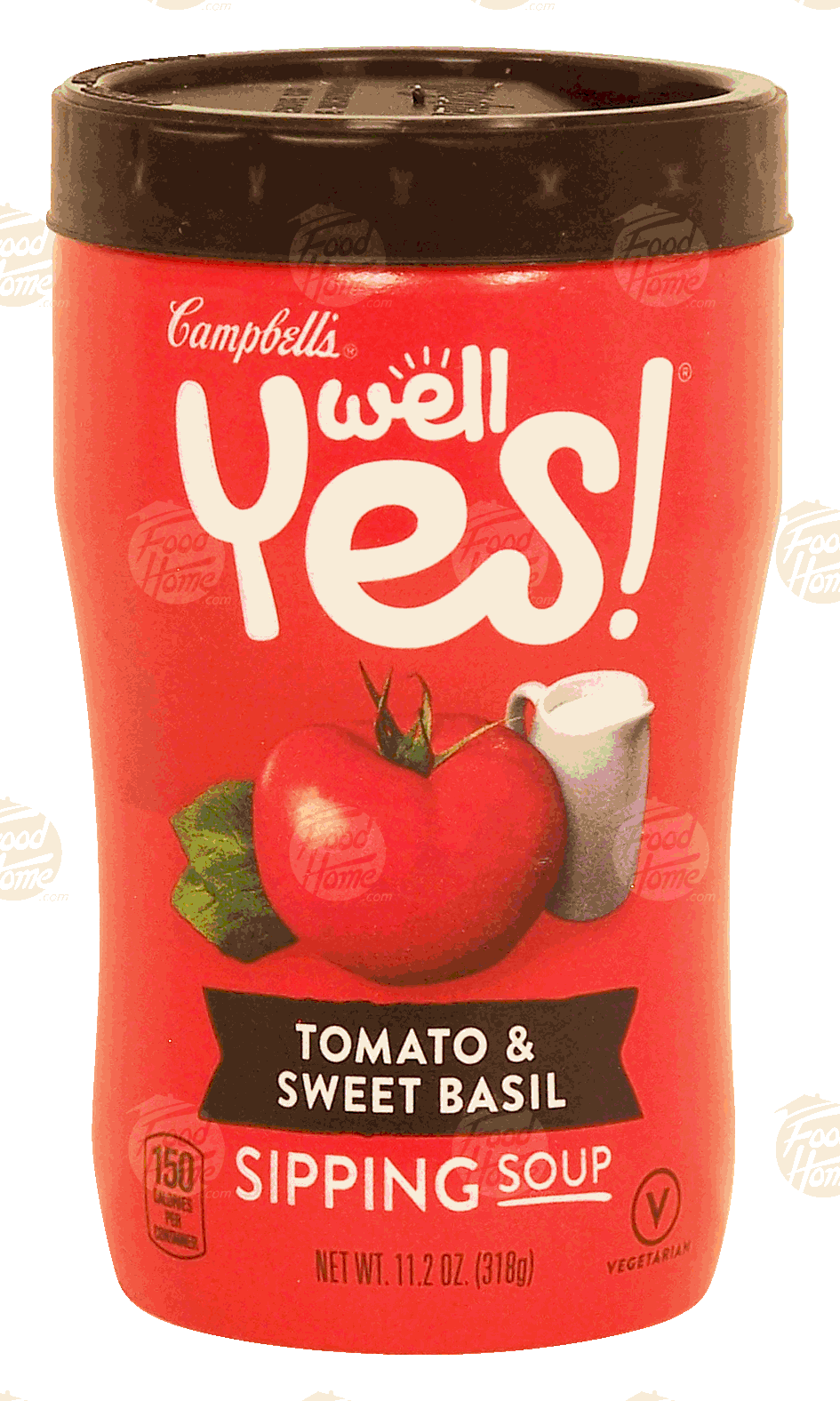 Campbell's Well Yes! tomato & sweet basil sipping soup Full-Size Picture